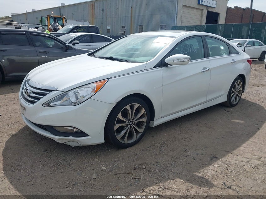 Vin: 5npec4ab7eh837410, lot: 46598825, hyundai sonata limited 2.0t 20142