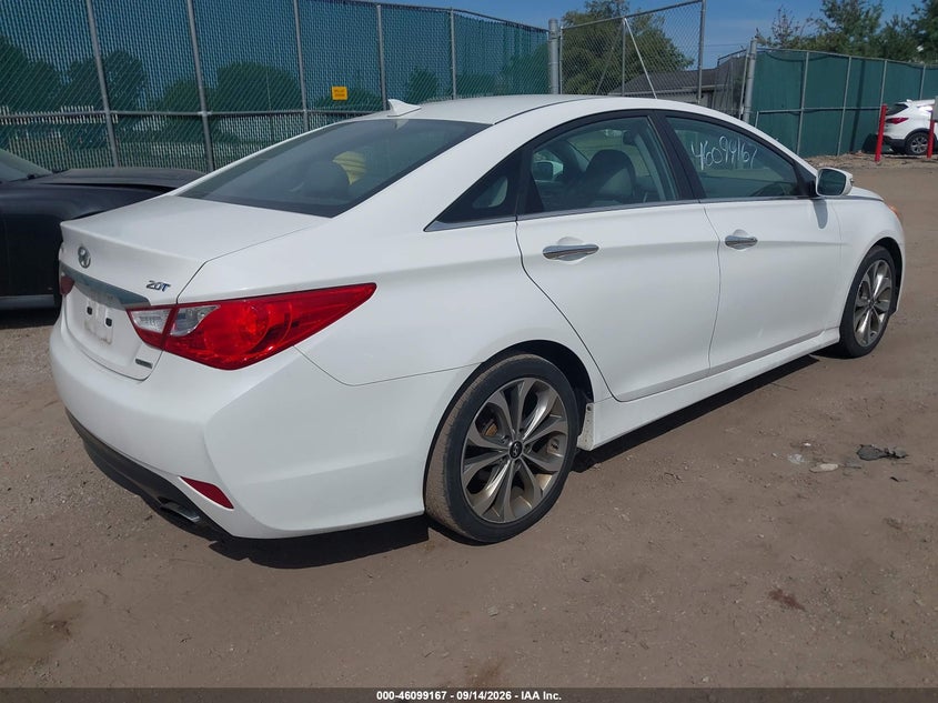 Vin: 5npec4ab7eh837410, lot: 46598825, hyundai sonata limited 2.0t 20144