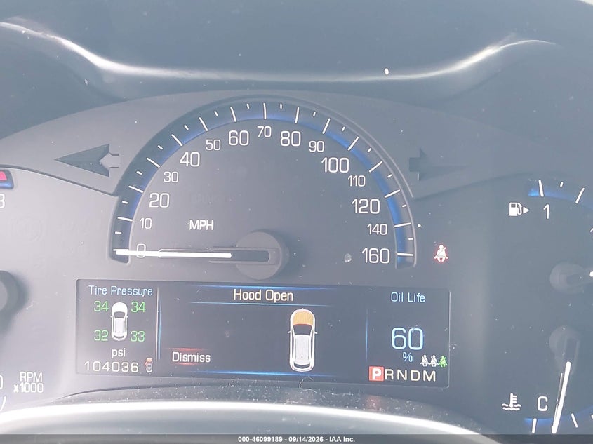 CADILLAC SRX 2016 VIN 3GYFNCE33GS562150