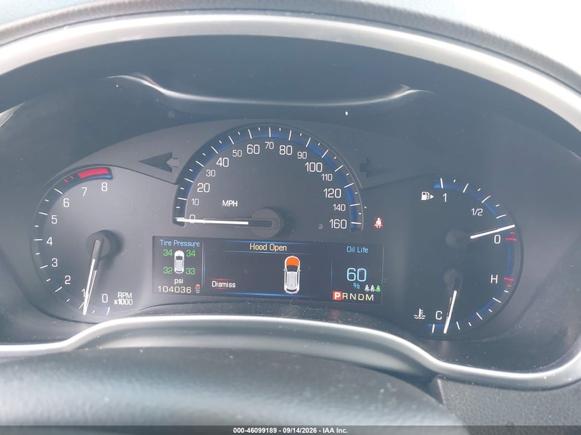 CADILLAC SRX 2016 VIN 3GYFNCE33GS562150