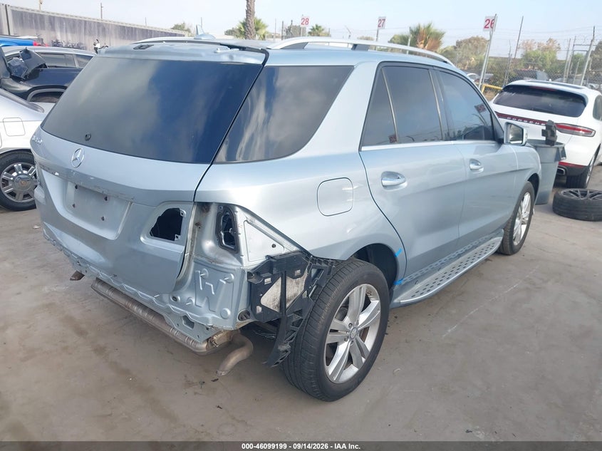 Vin: 4jgda5jb4ea321936, lot: 46598857, mercedes-benz ml 350 20144