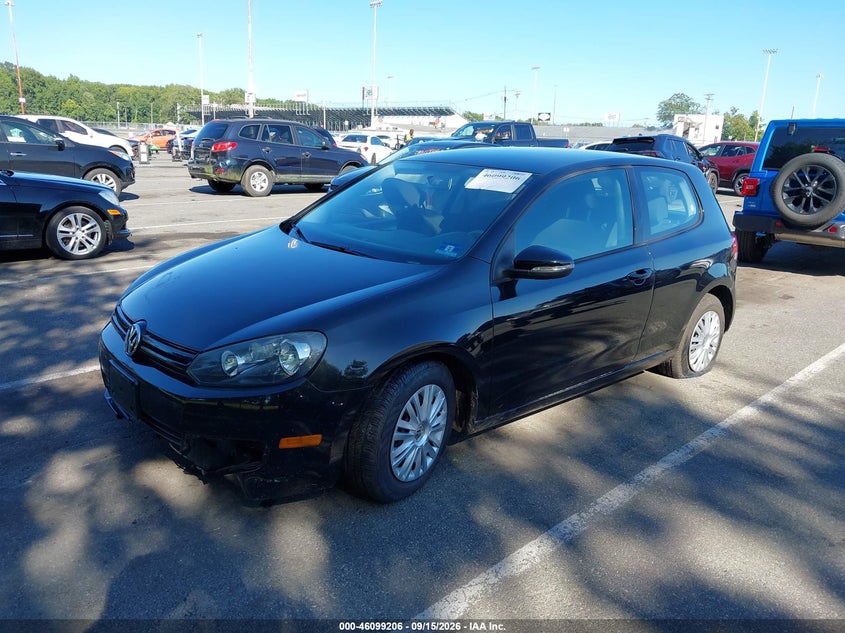 Vin: wvwbb7aj1cw209638, lot: 46598864, volkswagen golf 2.5l 2-door 20122