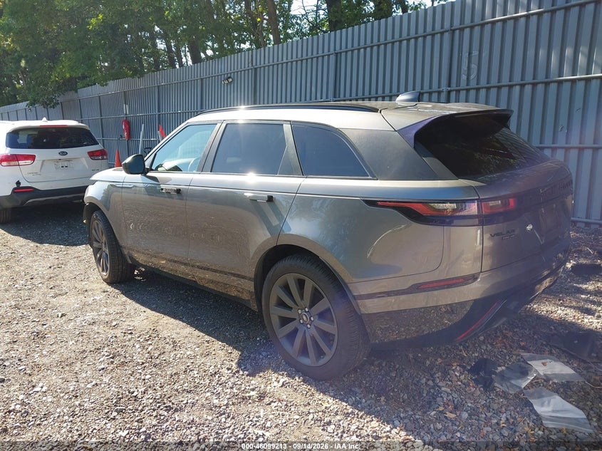 Vin: salym2rx0ja745547, lot: 46598871, land rover range rover velar p250 hse r-dynamic 20183