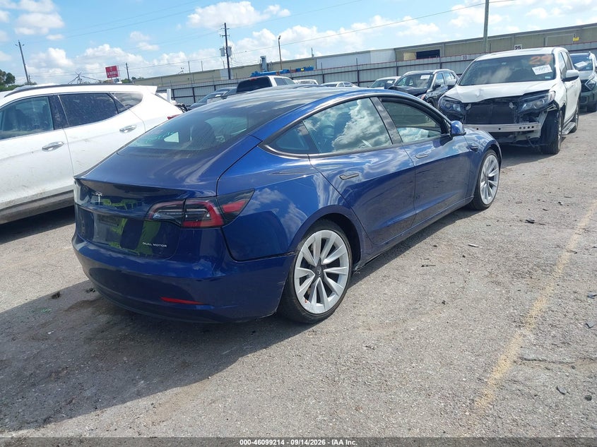 Vin: 5yj3e1eb3nf188620, lot: 46598872, tesla model 3 long range dual motor all-wheel drive 20224