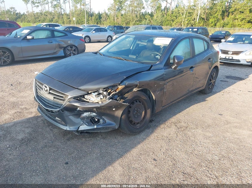 Vin: jm1bm1k78e1207962, lot: 46598881, mazda mazda3 i sport 20142