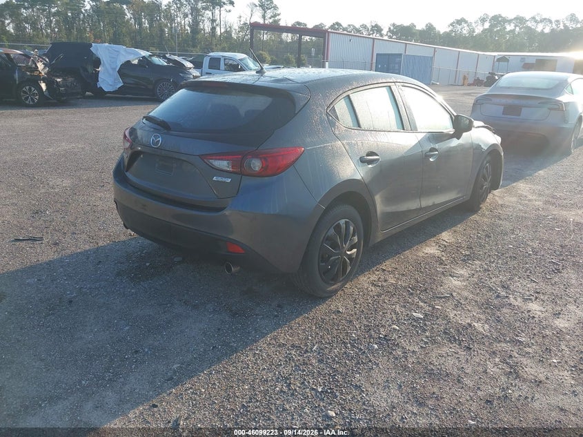 Vin: jm1bm1k78e1207962, lot: 46598881, mazda mazda3 i sport 20144