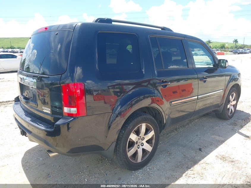 Vin: 5fnyf4h97db043401, lot: 46598910, honda pilot touring 20134