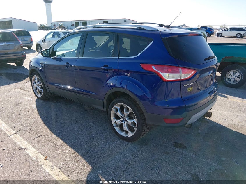 Vin: 1fmcu9j94dub07615, lot: 46598932, ford escape titanium 20133