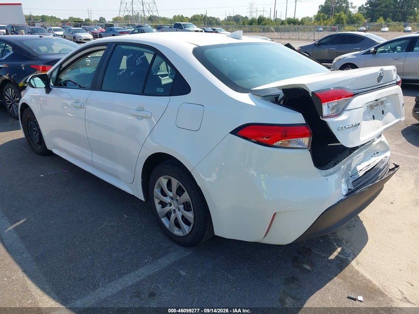 Vin: 5yfb4mdexsp286426, lot: 46598935, toyota corolla le 20253