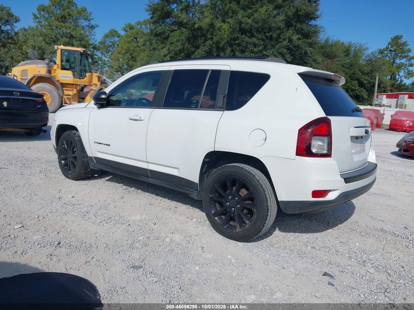 Vin: 1c4njcba8ed772935, lot: 46598948, jeep compass altitude 20143