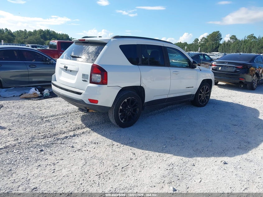 Vin: 1c4njcba8ed772935, lot: 46598948, jeep compass altitude 20144