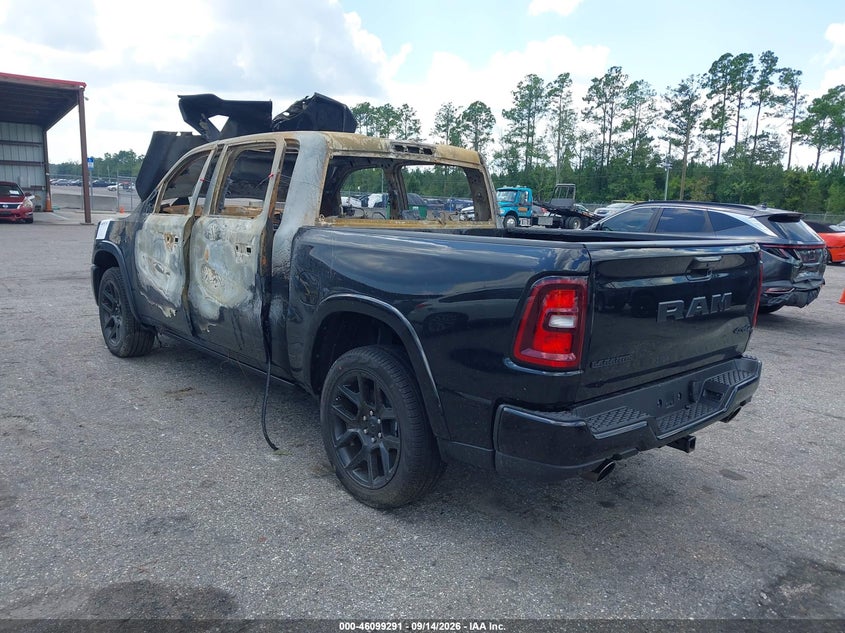 Vin: 1c6srfjt3tn357567, lot: 46598949, ram 1500 laramie  4x4 5'7 box 20263