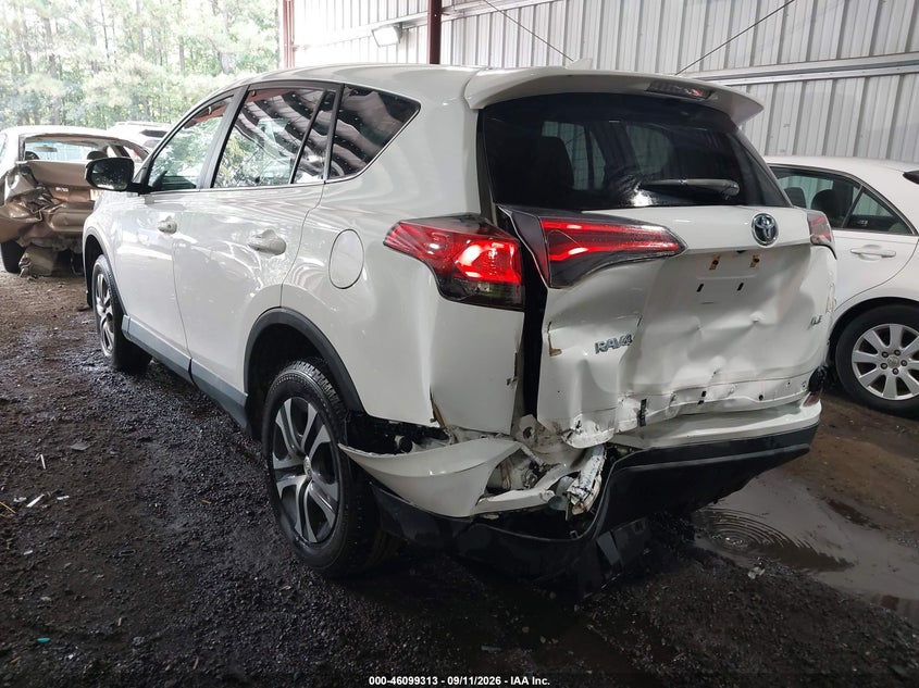 Vin: 2t3zfrev9jw507250, lot: 46598971, toyota rav4 le 20183