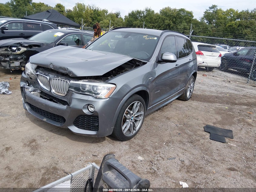Vin: 5uxwx7c51f0k35357, lot: 46598986, bmw x3 xdrive35i 20152