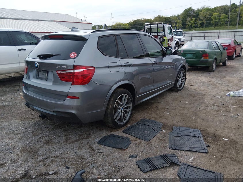 Vin: 5uxwx7c51f0k35357, lot: 46598986, bmw x3 xdrive35i 20154