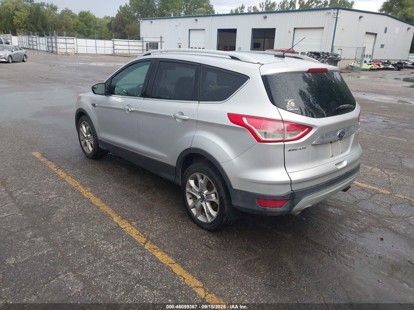 Vin: 1fmcu0jx1euc23950, lot: 46599025, ford escape titanium 20143