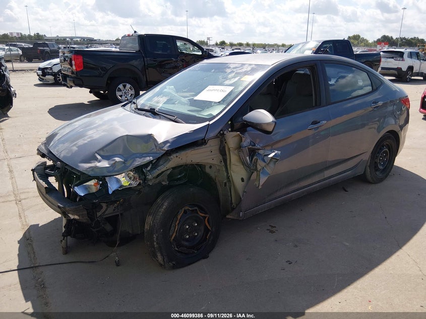 Vin: kmhct4ae5fu795114, lot: 46599044, hyundai accent gls 20152