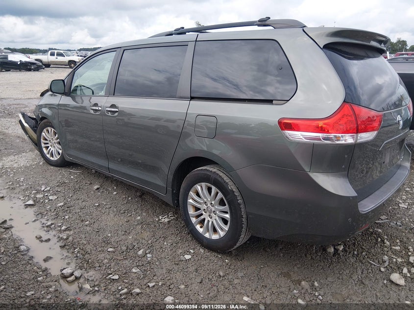 Vin: 5tdyk3dc5bs088367, lot: 46599052, toyota sienna xle/limited 20113
