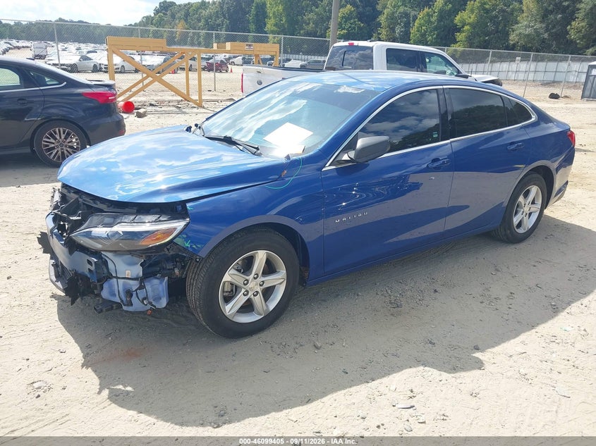Vin: 1g1zb5st5pf236875, lot: 46599063, chevrolet malibu fwd ls 20232
