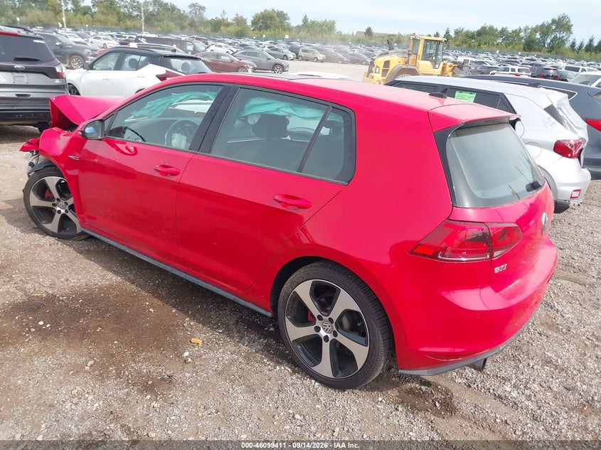 Vin: 3vw4t7auxfm067615, lot: 46599069, volkswagen golf gti 2.0t autobahn 4-door 20153