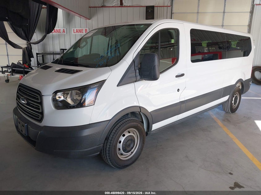 Vin: 1fbzx2zm4jkb43001, lot: 46599078, ford transit-350 xl 20182