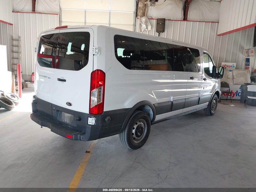 Vin: 1fbzx2zm4jkb43001, lot: 46599078, ford transit-350 xl 20184