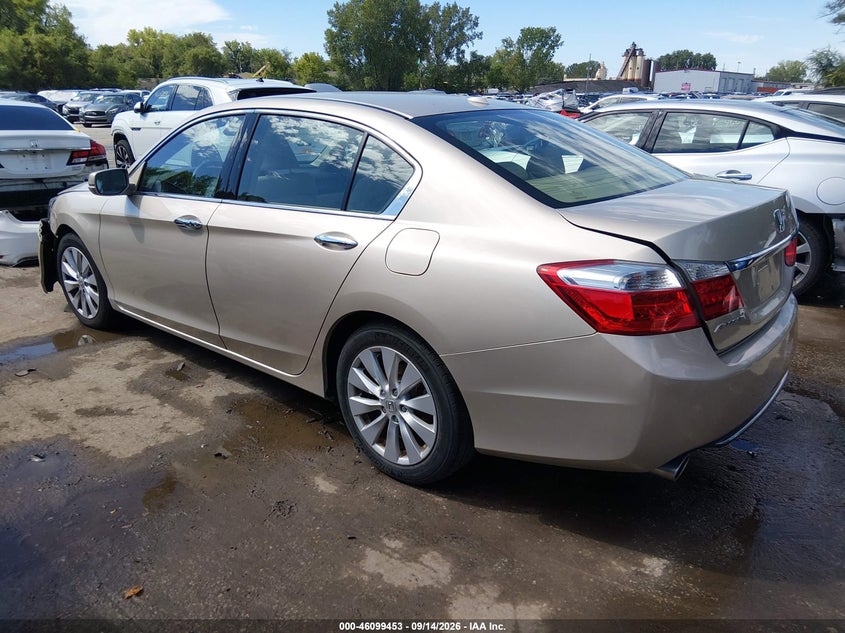 Vin: 1hgcr3f8xda037947, lot: 46599111, honda accord ex-l v-6 20133