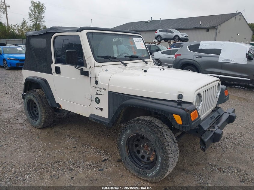 2000 JEEP WRANGLER SPORT