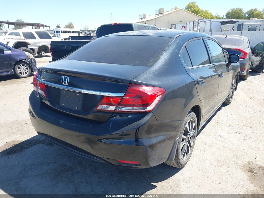 Vin: 19xfb2f81de244119, lot: 46599152, honda civic ex 20134