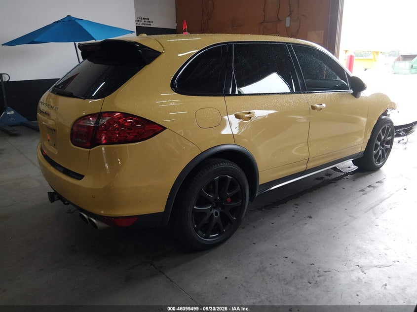 Vin: wp1ac2a21bla82845, lot: 46599157, porsche cayenne turbo 20114