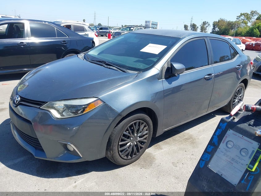 2015 TOYOTA COROLLA auction photo 2