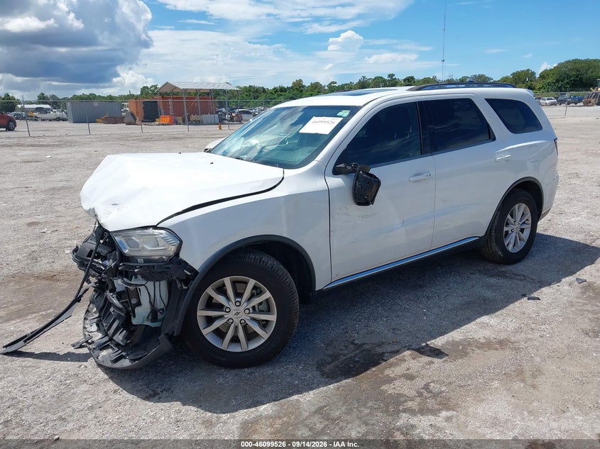 Vin: 1c4rdhag9nc102103, lot: 46599184, dodge durango sxt rwd 20222