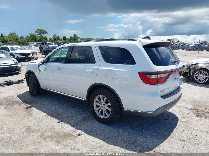 Vin: 1c4rdhag9nc102103, lot: 46599184, dodge durango sxt rwd 20223