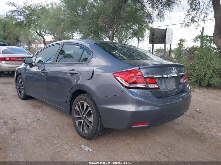 Vin: 19xfb2f84fe048470, lot: 46599215, honda civic ex 20153