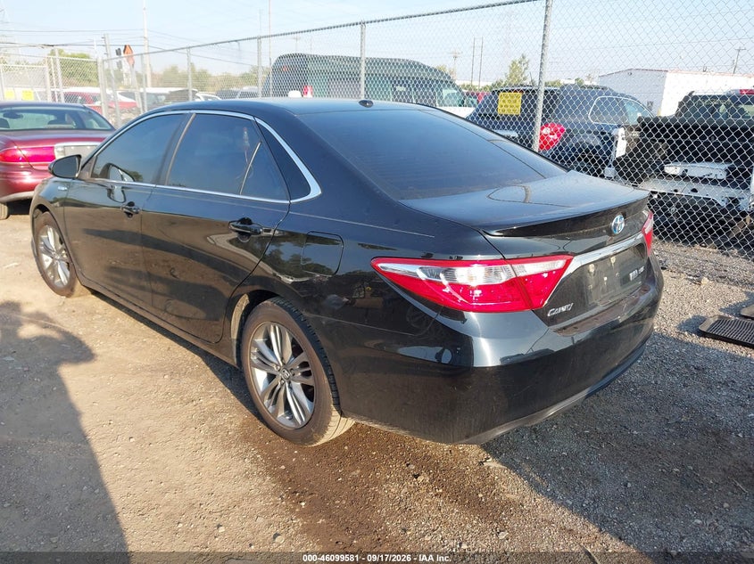 Vin: 4t1bd1fk9hu220295, lot: 46599238, toyota camry hybrid se 20173