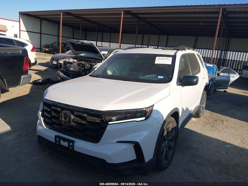 Vin: 5fnyg1h34pb054304, lot: 46599242, honda pilot awd sport 20232