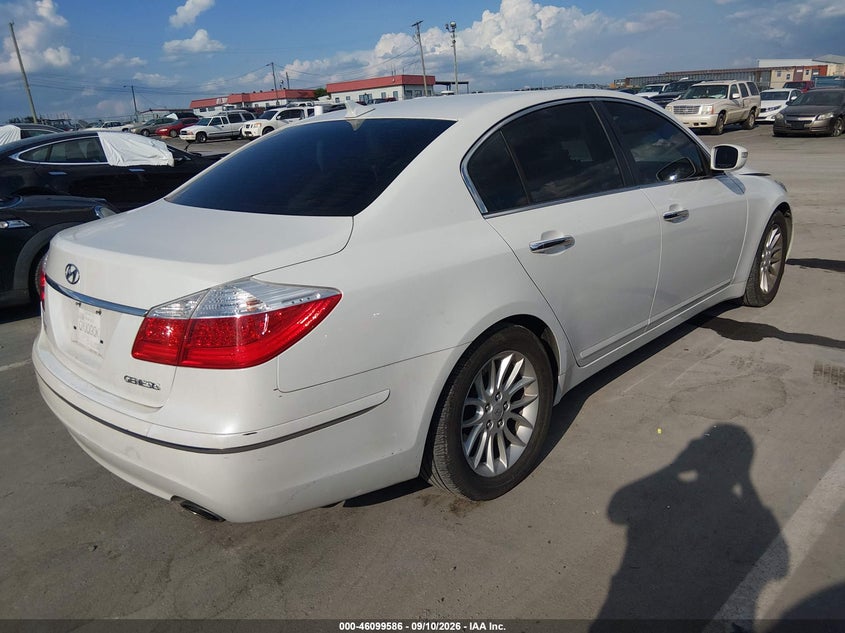Vin: kmhgc4de5bu145187, lot: 46599244, hyundai genesis 3.8 20114