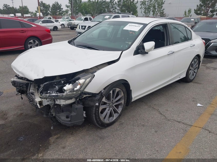 Vin: 1hgcr2f52da276845, lot: 46599313, honda accord sport 20132