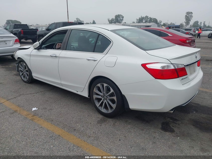 Vin: 1hgcr2f52da276845, lot: 46599313, honda accord sport 20133
