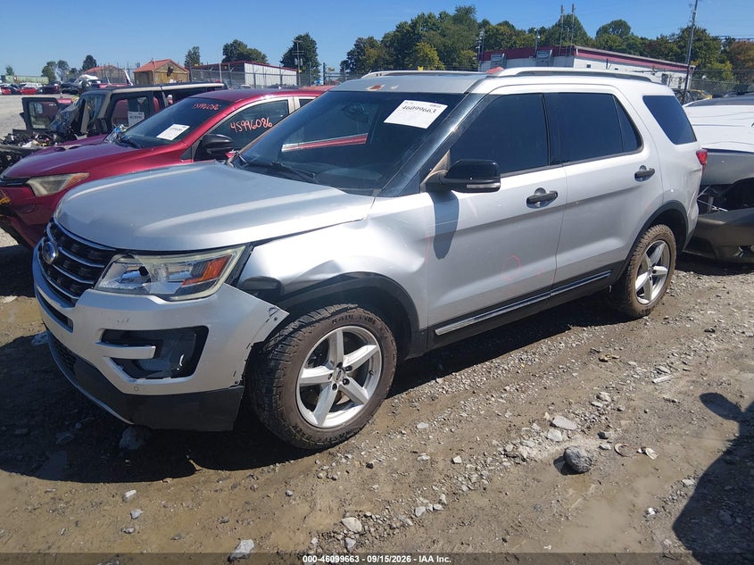 2017 Ford Explorer, Left Front, IAAI, VIN 1FM5K8D8XHGC53128 — photo 2