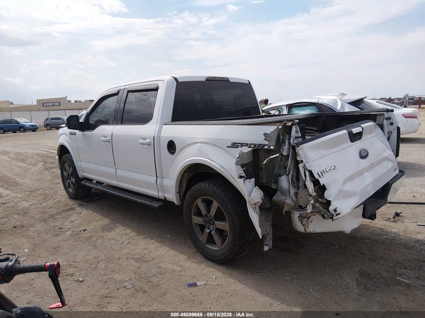 Vin: 1ftew1ef6gfa32319, lot: 46599324, ford f-150 xlt 20163