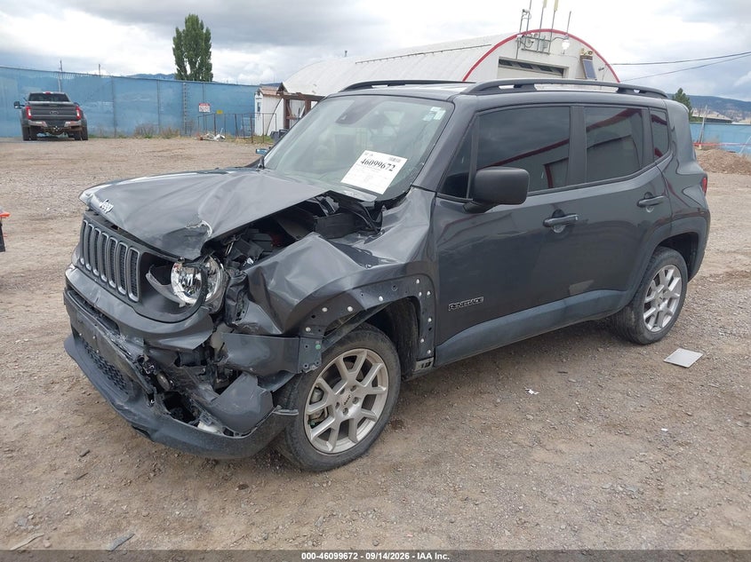 Vin: zacnjdb10ppp29682, lot: 46599330, jeep renegade latitude 4x4 20232