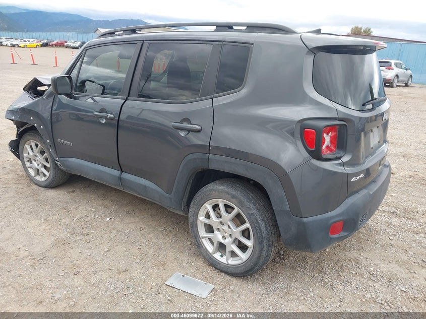 Vin: zacnjdb10ppp29682, lot: 46599330, jeep renegade latitude 4x4 20233