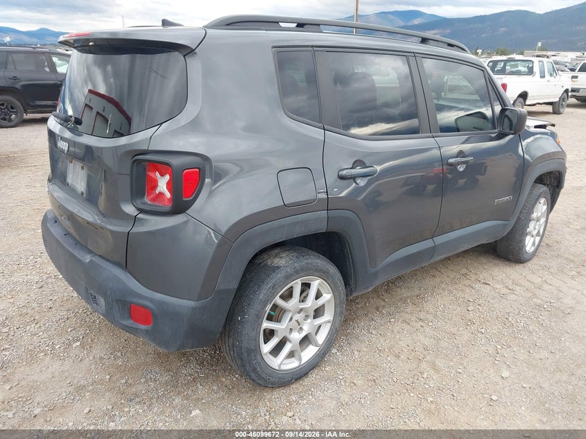 Vin: zacnjdb10ppp29682, lot: 46599330, jeep renegade latitude 4x4 20234