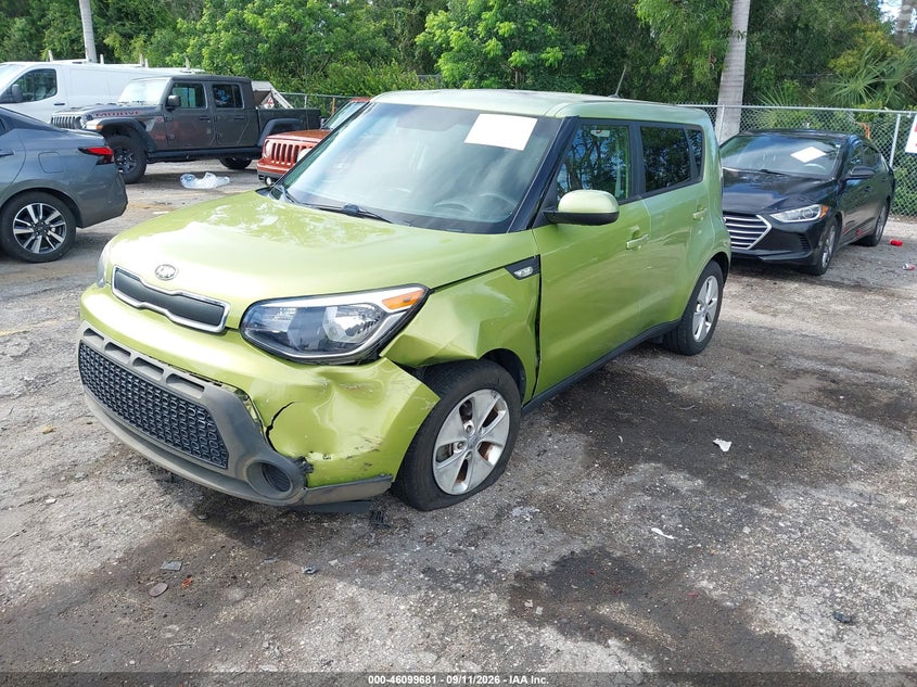 Vin: kndjn2a25e7722001, lot: 46599340, kia soul 20142