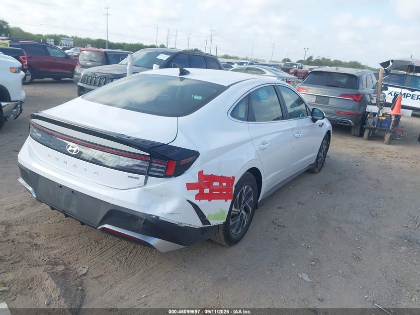 Vin: kmhl24jj7ta172946, lot: 46599355, hyundai sonata hybrid blue 20264