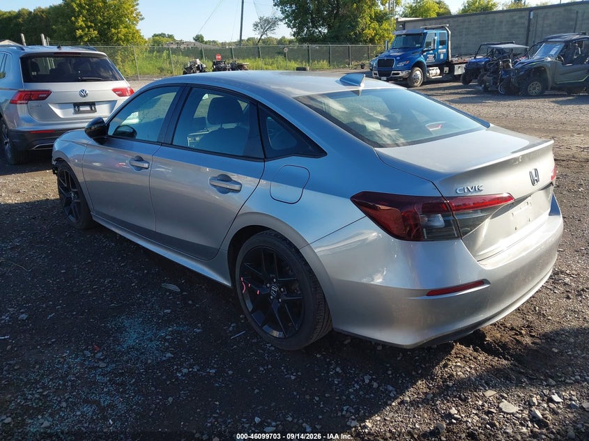 Vin: 2hgfe2f54sh569315, lot: 46599361, honda civic sport 20253