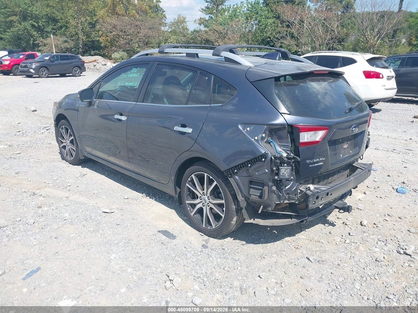 Vin: 4s3gtau68h3738892, lot: 46599366, subaru impreza 2.0i limited 20173