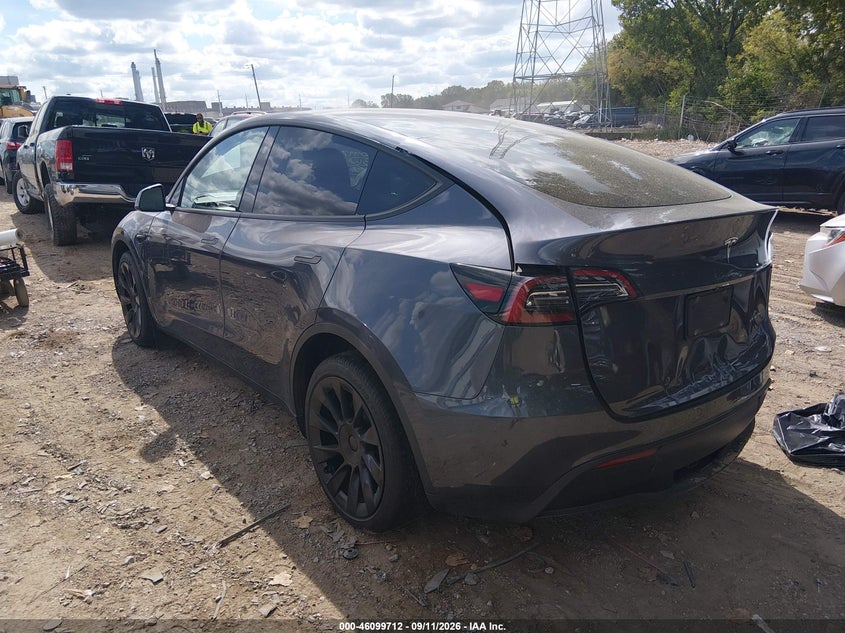 Vin: 7saygaee3pf970223, lot: 46599370, tesla model y awd/long range dual motor all-wheel drive 20233