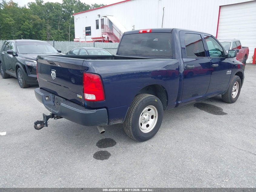 Vin: 1c6rr6kg2js285341, lot: 46599384, ram 1500 tradesman  4x2 5'7 box 20184